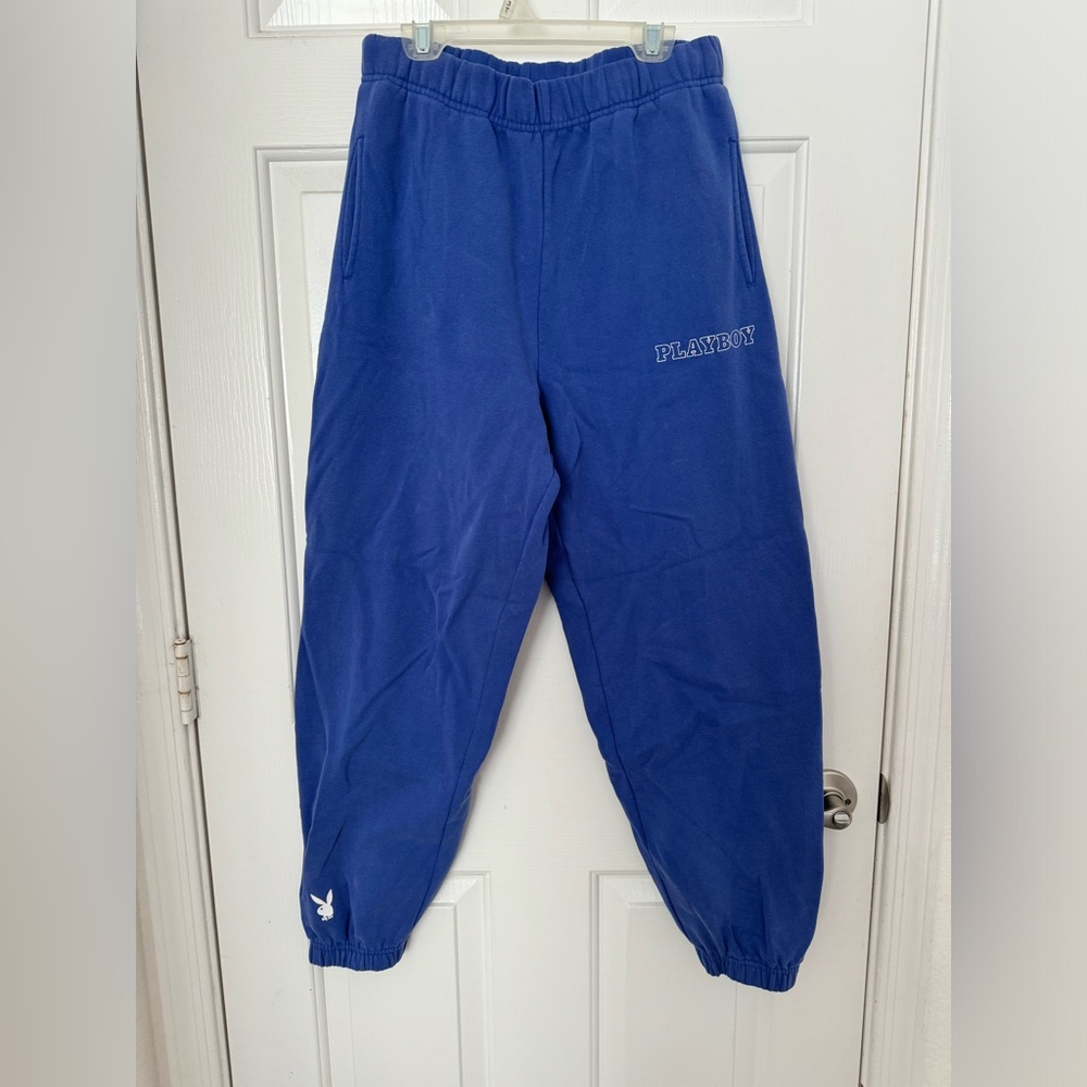 Royal blue PLAYBOY sweatpants